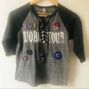 ☀️VINTAGE BRAND World Tour Graphic Baseball Tee